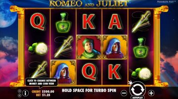 Den romantiske historien om Romeo and Juliet